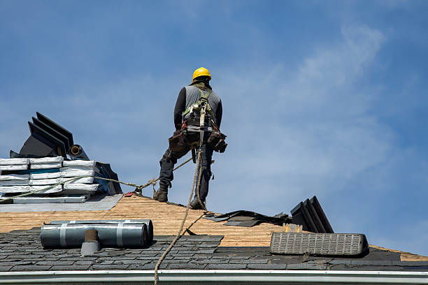 Professional Roof Installation technician working in Montpelier, VT